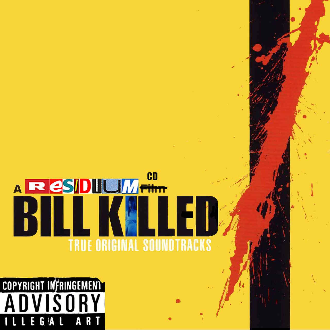 A parody of the cover of Bill Kill soundtrack.