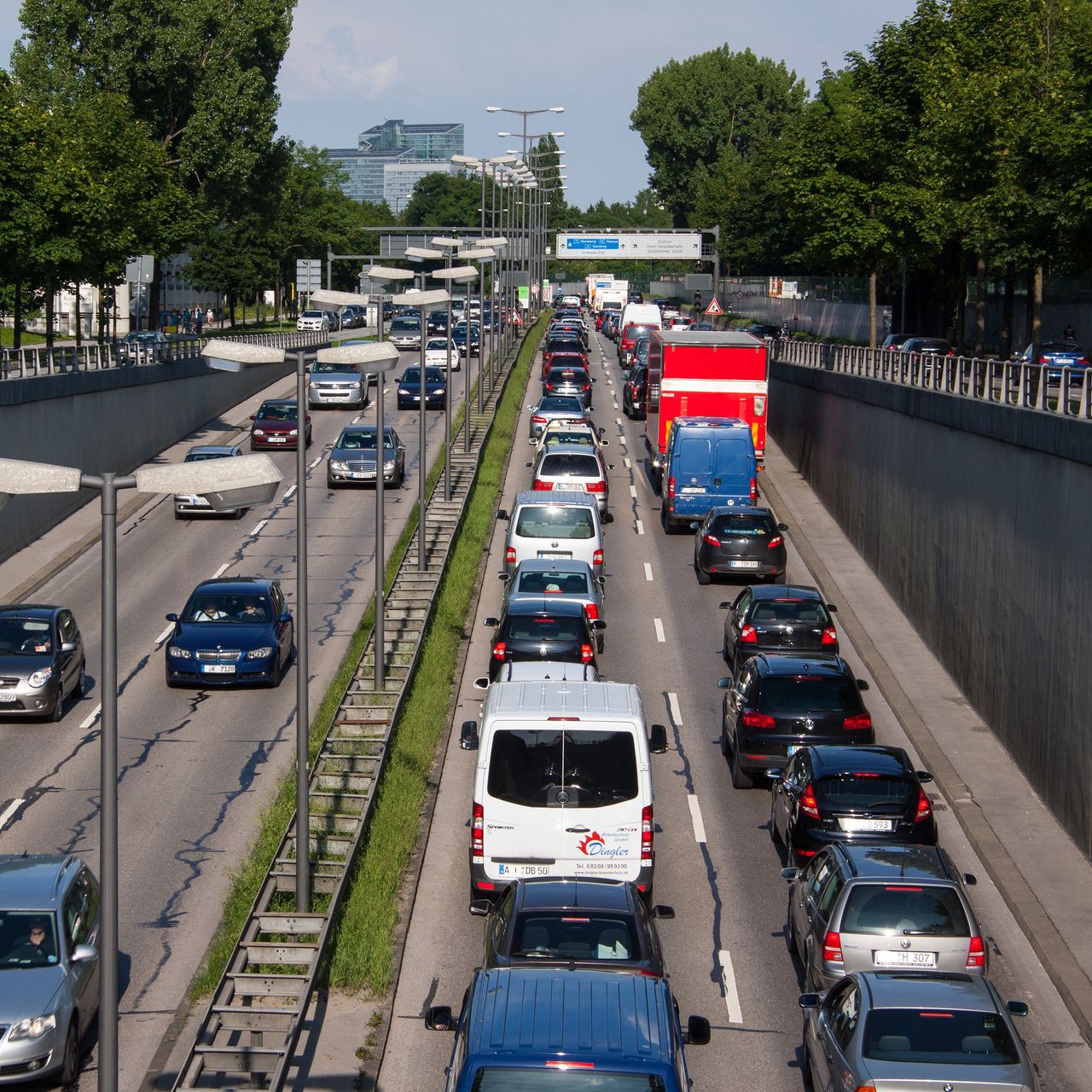 Stau am Mittleren Ring